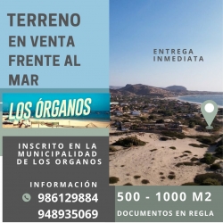 TERRENO FRENTE AL MAR ☀️ PLAYA LOS ÓRGANOS 