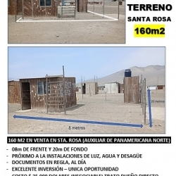 160 M2 VENTA TERRENO SANTA ROSA 