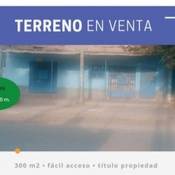 Ocasión venta de terreno en Puente Piedra