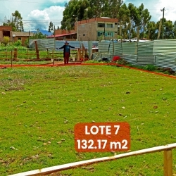 Vendo Lote de 132.17 M2 en CHUPACA HUANCAYO 