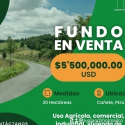 Terreno Agricola Agroindustria 22 Hc Lima 
