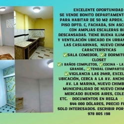 Vendo Departamento urbanización Las Casuarinas nuevo Chimbote 